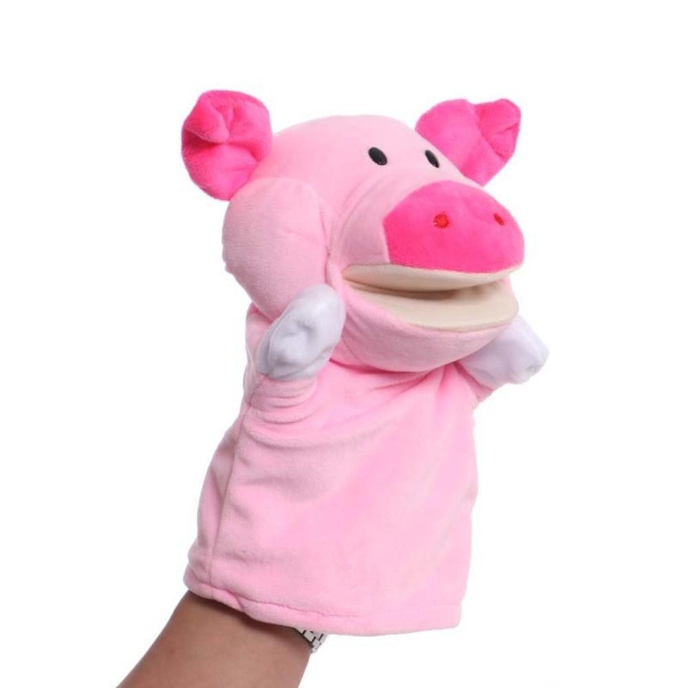 Stuffed Plush Hand Doll Appease Toys Hand Finger Puppets Kid Gifts Animal Hand Puppet Parent-child