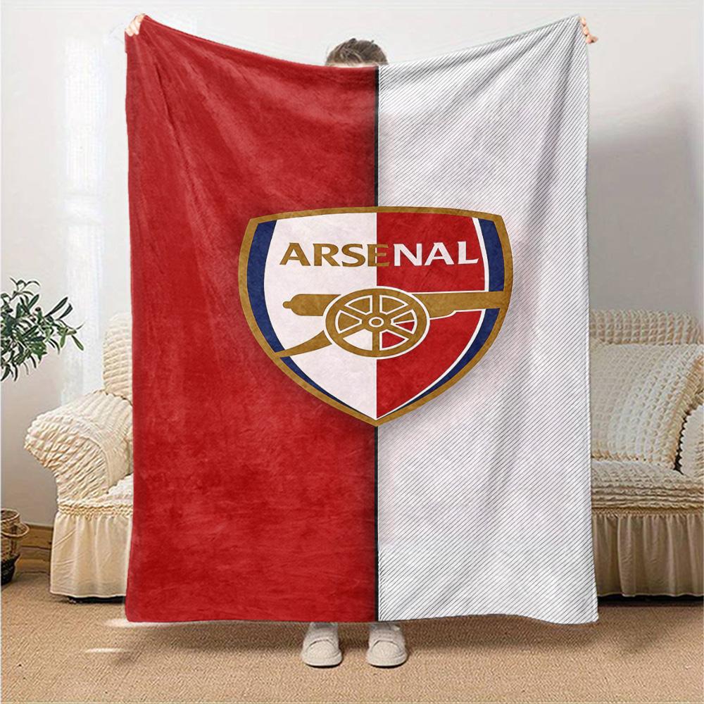 Arsenal Blanket Warmthful Decor Great for Livingroom Couch Sofa All-Season Use Modern Style Ideal Gift For Birthday Valentine'S Day