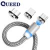 Magnetic Charging Magnetic Data Cable 3-in-1, One -three Drag Charging Cable Car