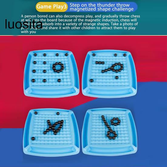 Магнитная игра в шахматы, портативная шахматная доска, захватывающий боевой опыт, веселая игра в шахматы для вечеринок для друзей семьи