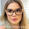Cat Eye Anti Blue Light Glasses Women 'S Glasses Trend Computer Goggles Glasses Transparent Optical Spectacle Eyeglass