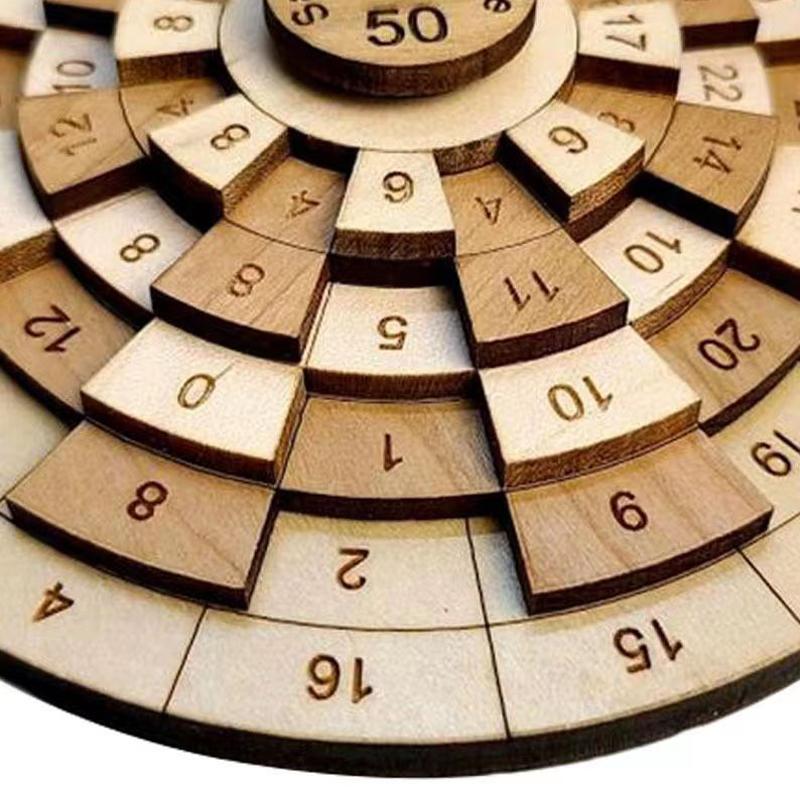 Творческий проигрыватель Huarong Road Number Деревянные интеллектуальные головоломки IQ игры Монтессори Развивающие игрушки Rompecabezas Niño