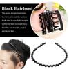 Outdoor Accessories Non-slip Headband Sport Hair Hoop Unisex Hairband Spring Wavy Hair Band