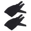 1 Pair Heat Resistant Hair Gloves 3 Finger Hair Dye Gloves Professional Curling Wand Glove for Hair Styling