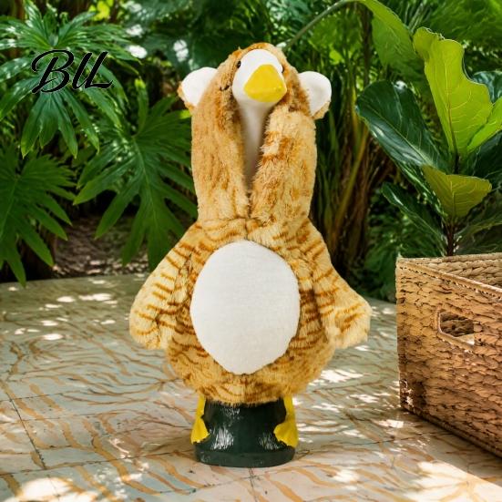 Healing Pet Themed Goose Outfit Animal Clothing for 23 Inch Porch Goose, Decorative Outfit, Creative Farmhouse Style Costume Yard And Garden, Seasonal
