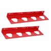 2PCS Wall Mount Battery Holders Power Tool Lithium Battery Storage Shelf 4 Holes Organizer for M12B2 M12B4 M12B6
