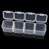 28 Grids Transparent Acrylic Nail Art Decorations Storage Box Rhinestone Beads Container Case