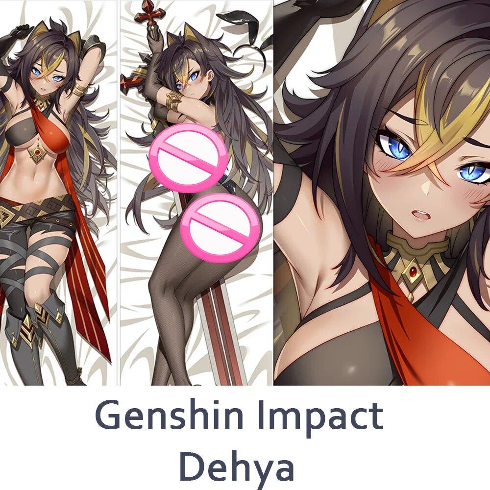 Genshin Impact Dehya Косплэй Dakimakura наволочка для всего тела аниме игра наволочка отаку наволочка Рождественское украшение