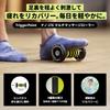 TRIGGERPOINT Nano LTE Multi Massage Roller Black Lime, Compact EVA Self Massage Roller for Feet, Forearm, Calf and Travel