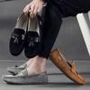 Italy Desgin Fashion Men Shoes Summer Soft Moccasins Men Loafers High Quality Leather Shoes Men Flats Driving Shoes Men Shoes