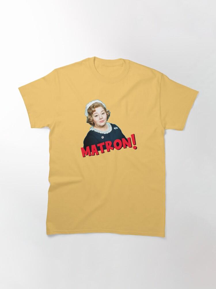 Barbara Vintage Style CARRY ON Art - MATRON! Hatti Jaques Classic T-Shirt