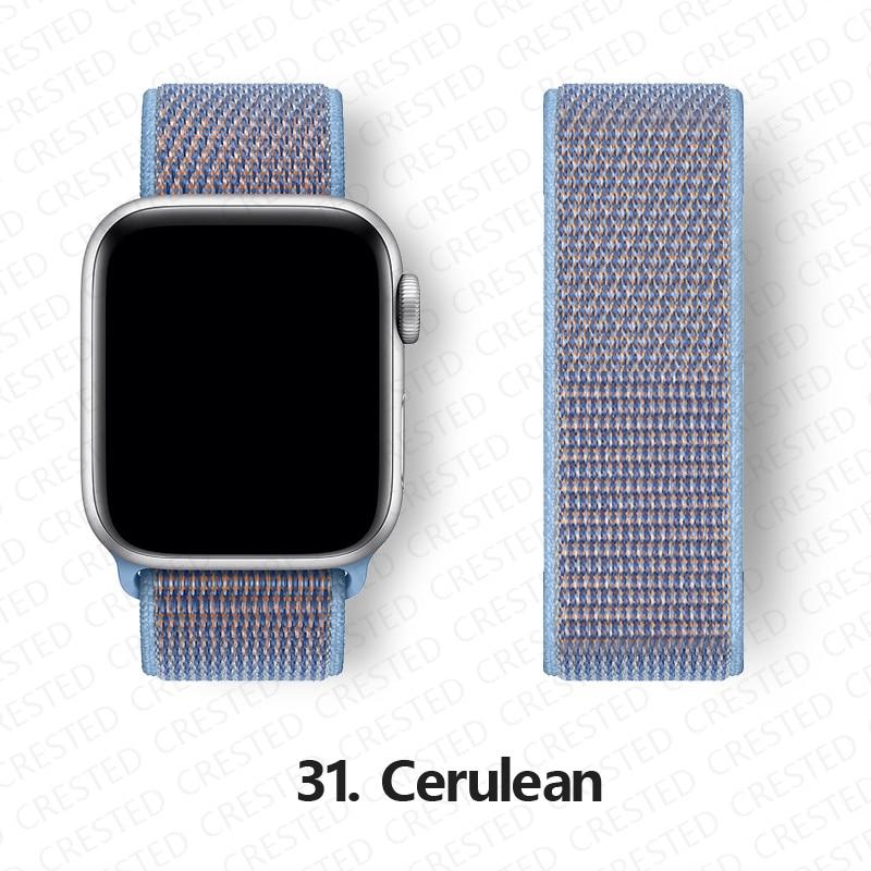 Нейлоновый ремешок для Apple, ремешок для часов 44 мм, 40 мм, 42 мм, 38 мм, браслет для умных часов, ремень, спортивный браслет-петля, iWatch series 3, 4, 5, 6, se, ремешок