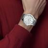 Casio STANDARD серия водонепроницаемый кварцевый механизм стальной ремешок японские и корейские часы мужские часы серебристый циферблат MTP-V300D-7A