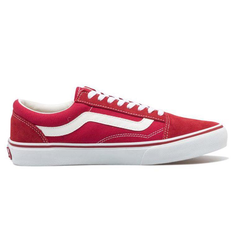 Vans Кеды Классические Холщовые Удобные Амортизирующие Прочные Легкие Дышащие Низкие Кеды для Скейтбординга Унисекс Красный 556436-0003