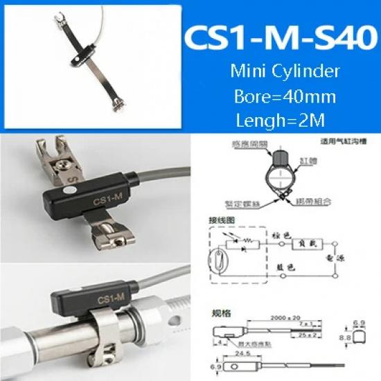 10PCS Air Pneumatic Cylinder Magnetic Reed Switch Sensor D-A93 Z73 C73 A54 CS1-G J DMS-H U F SMC SIZE D-M9N D-M9NV D-M9PV M9BV