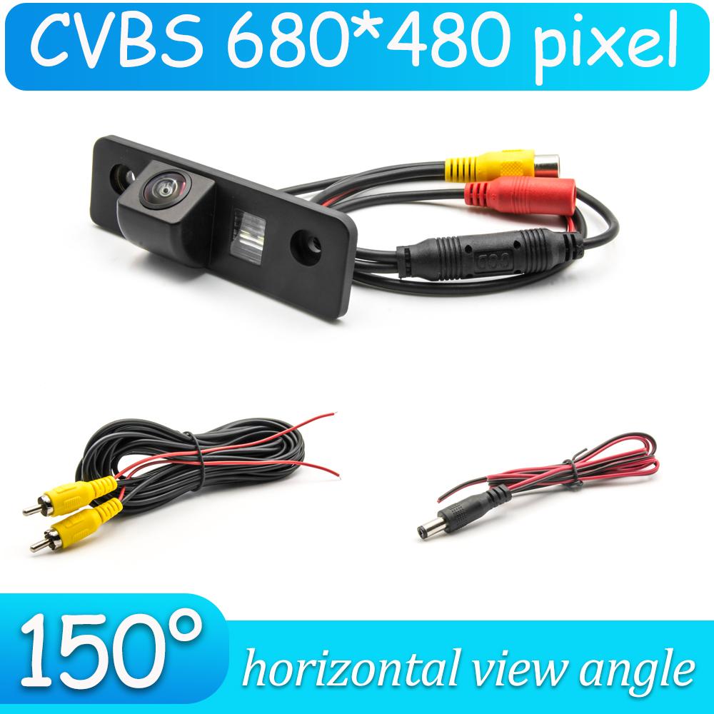 CCD HD AHD Fisheye Rear View Camera For Ford Fusion Hatchback 2005 2006 2007 2008 2009 Car Reverse Parking Backup Monitor