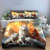 Majestic wolves' mountain harmony. Bedding sets Duvet covers Pillowcases(1* Duvet Cover 2* Pillowcases without duvet insert)