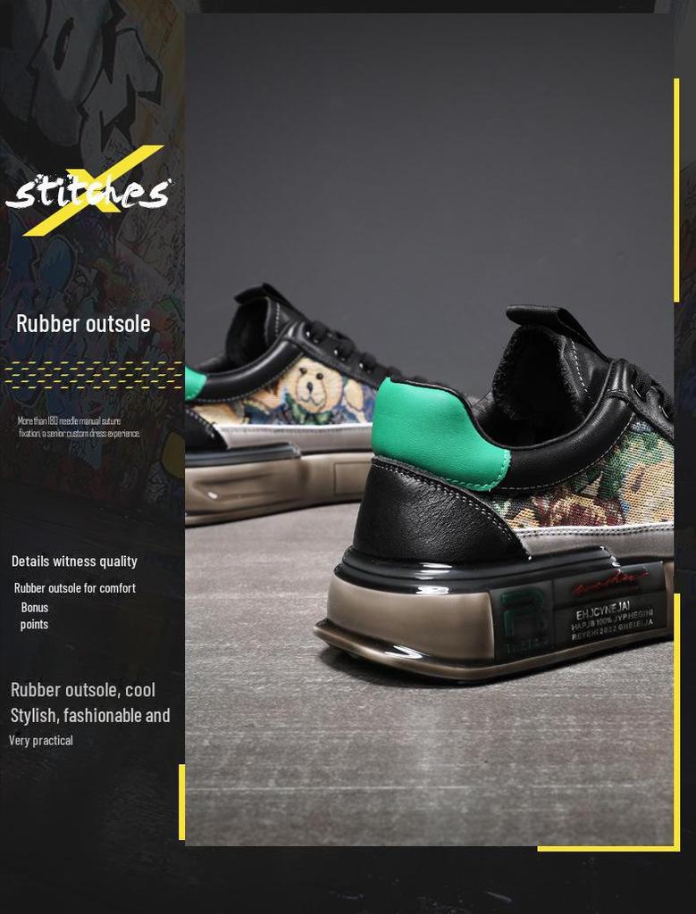 Мужская модная осенняя спортивная обувь — стильные, высококачественные, дышащие кроссовки