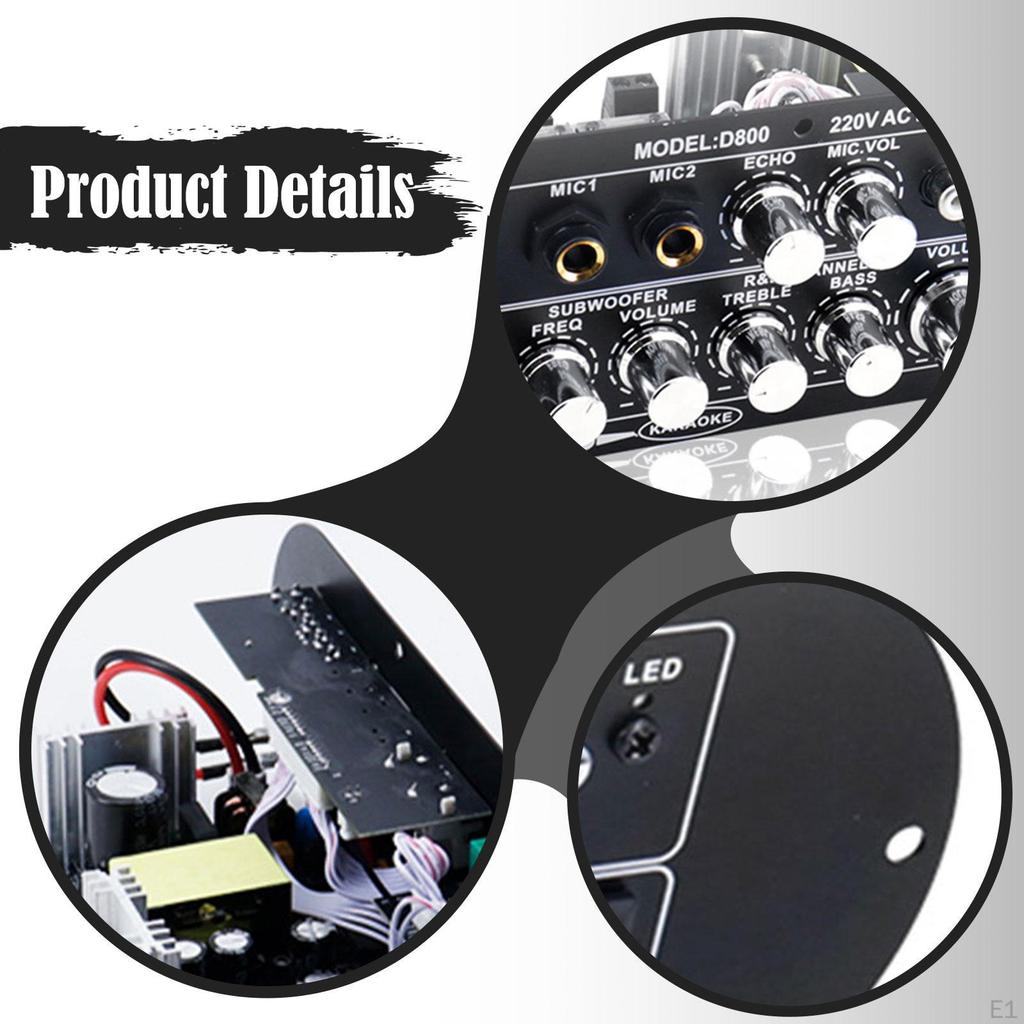 Цифровая плата усилителя мощности Универсальная DIY Акустическая система Динамик Аудиоприемник 2.1 для USB