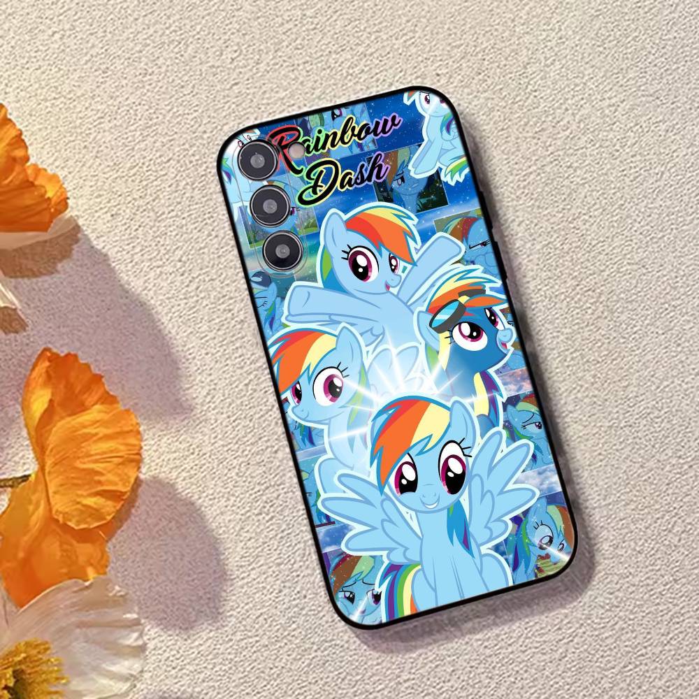 Мультяшный Чехол для Телефона My Little P-Ponys Силиконовый Мягкий Для Samsung Galaxy A73,A72,A71,A70,A53,A52,A51