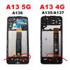 TFT Display For Samsung Galaxy A13 5G SM-A136U LCD Display Touch Screen for Galaxy A13 4G SM-A135F LCD Display replace