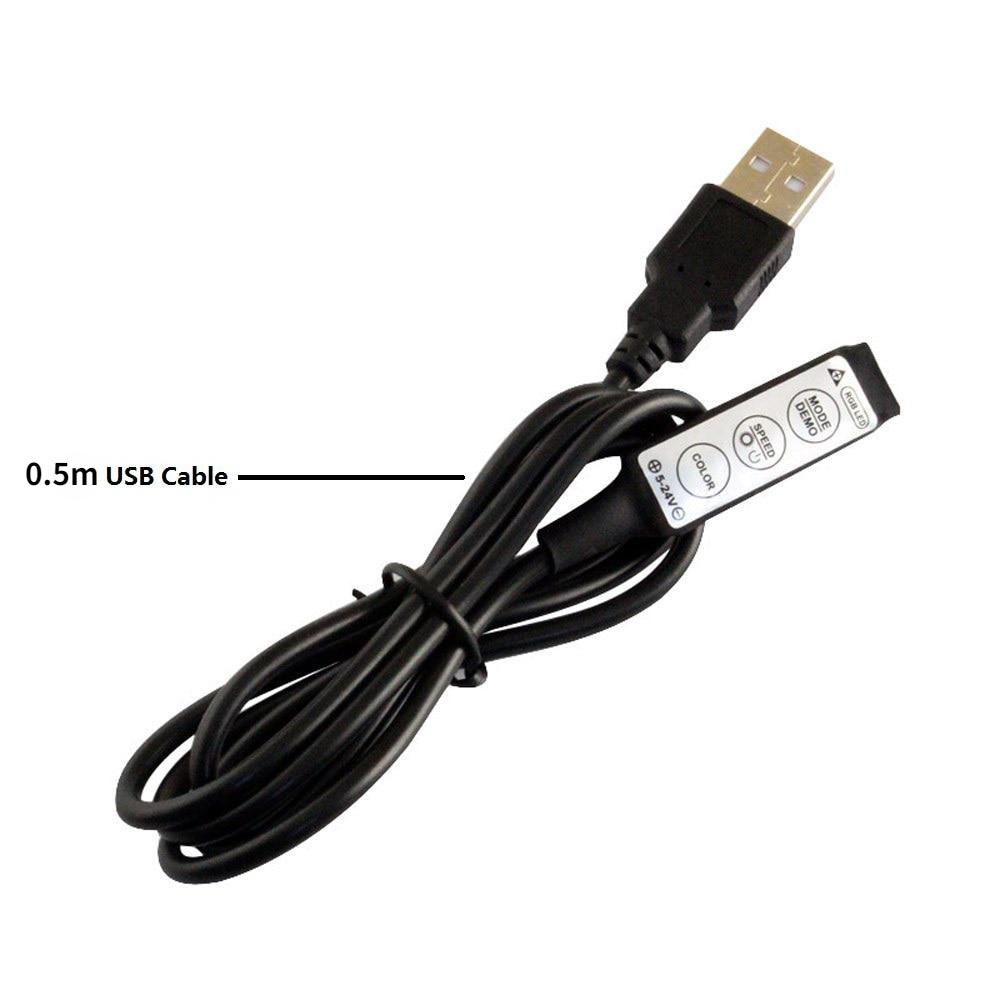 Светодиодная лента 5 12 24 Вольт RGB USB ИК-радиочастотный пульт дистанционного управления USB-светодиодная лента 3 17 24 пульта дистанционного управления