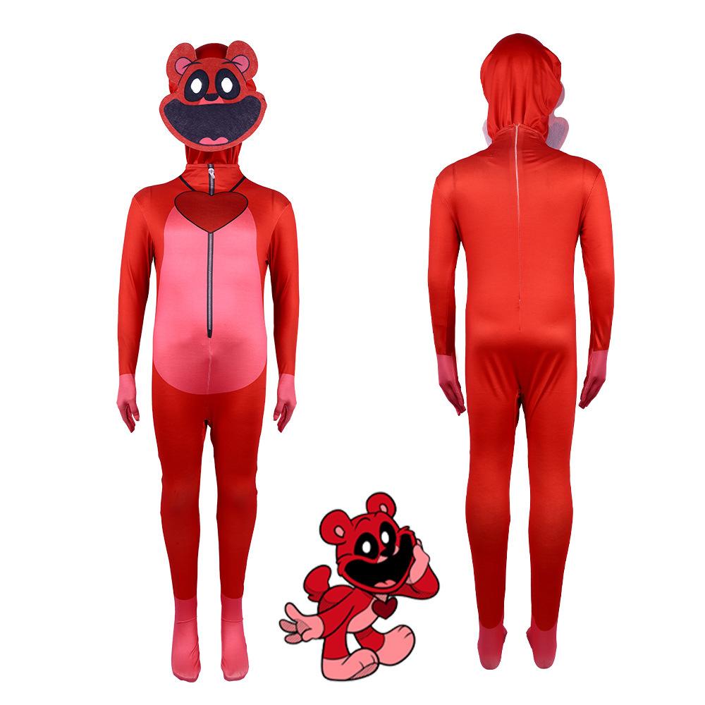 Poppy Adult&Kids Clothing Set Halloween Tights Onesie Cosplay Costume Playtime Cos Jumpsuits Sexy Bodysuit Costume 110CM-200CM