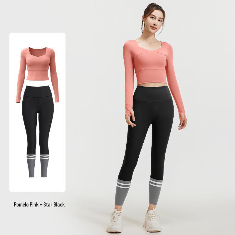 Juyitang Women's Stylish Yoga and Pilates Slim Fit Sports Suit