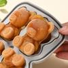 Силиконовая форма для кубиков льда, пищевая коробка для кубиков льда, самодельная форма для кубиков льда в виде медведя, домашняя форма