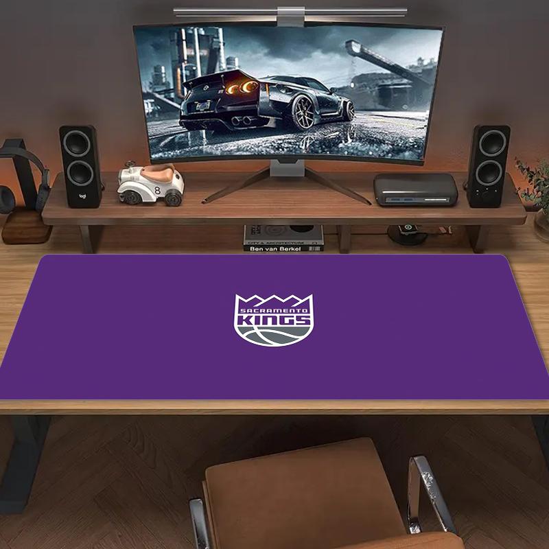 Sacramento Kings Mouse Pad Large Gaming Table Cushion Nonslip Laptop Tablet Big Mousepad Xxl Mat Mini Pc Playmat With Lock Edge