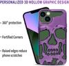 Матовый крутой чехол с изображением полого черепа в стиле аниме для IPhone 14 13 12 11 Pro Max Plus 14Pro 13Pro IPhone 11 Защитный чехол со скелетом