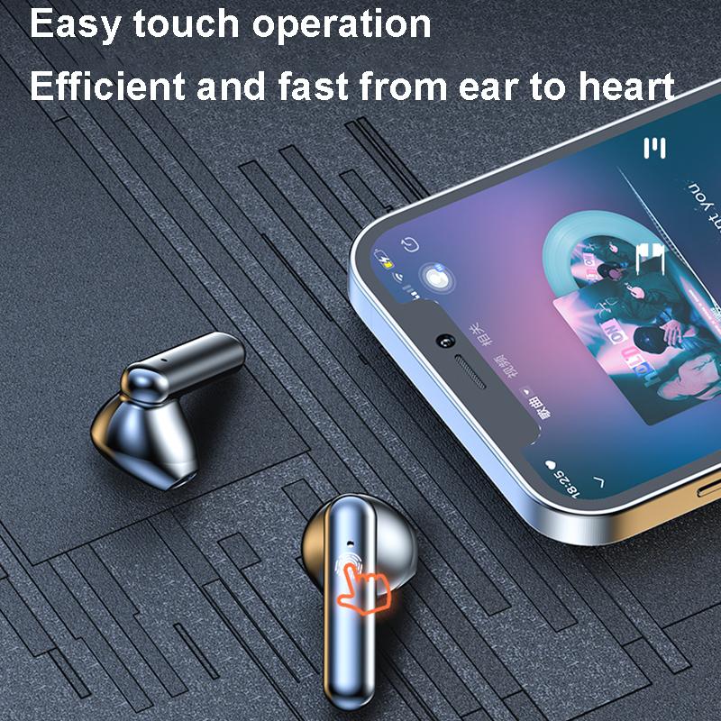 TWS Bluetooth 5.3 Наушники 3D HiFi Стерео Беспроводные наушники Игровая спортивная гарнитура с микрофоном Светодиодный цифровой дисплей Наушники-вкладыши для iPhone