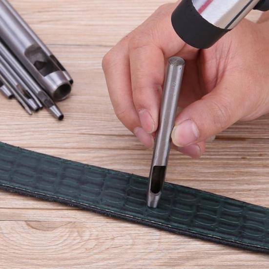 1 шт. 3,5 мм стальной полый кожаный ремень круглый дырокол DIY перфоратор сверлильный инструмент