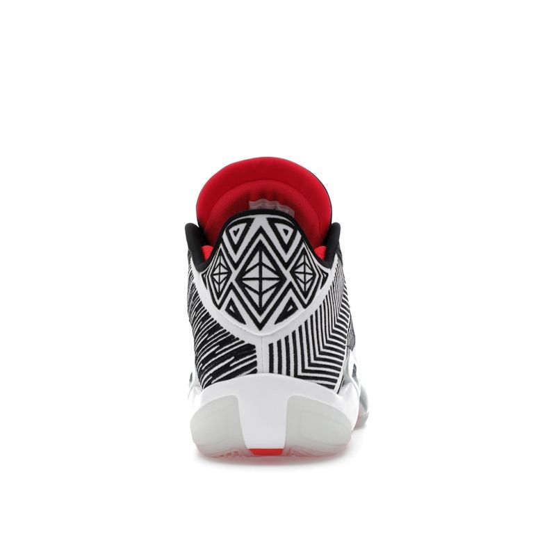 Air Jordan 38 Low Fundamental 2.0 Men Sneakers White Black Siren-Red FD2326-101