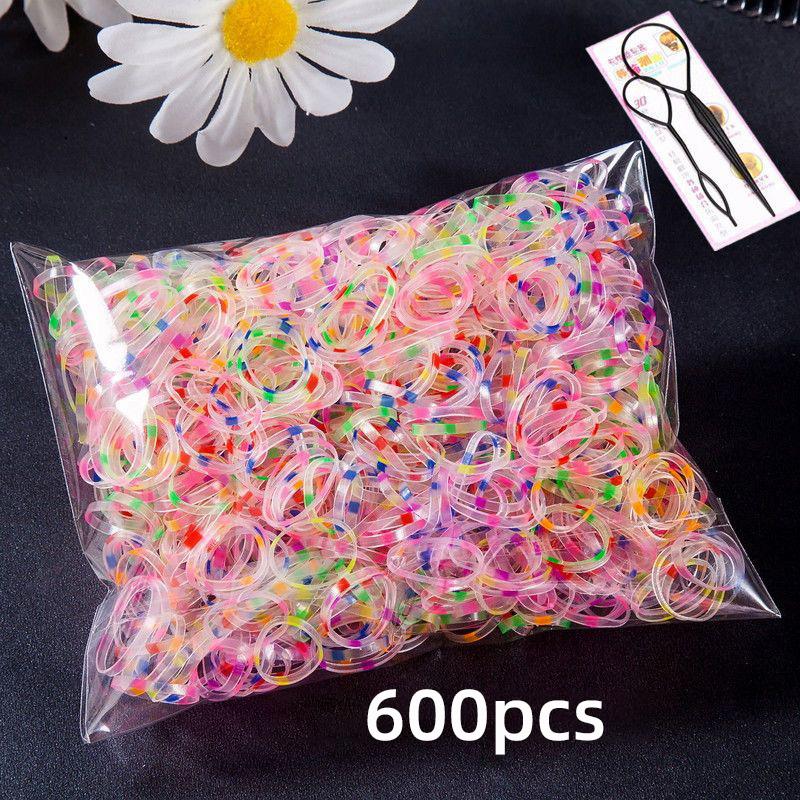 Одноразовые резинки для младенцев, милые дети, без вреда для волос, маленькие резинки для завязывания волос, аксессуары для волос, повязки на голову, петли для волос.