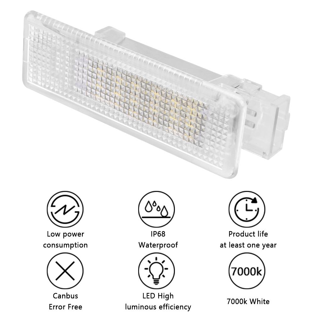 1 шт. Автомобильные номерные знаки, белые светодиодные фонари для багажника, багажника