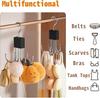 Вращающийся на 360° многофункциональный крючок для хранения с несколькими когтями, многофункциональная вешалка для одежды для ремня, бюстгальтера, майки, галстука, шарфа, кошелька, органайзер