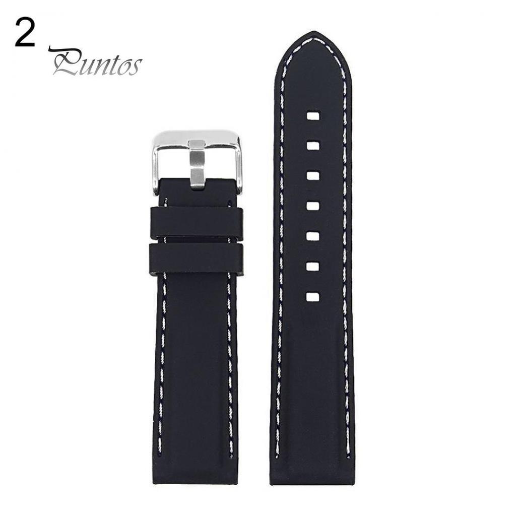 Fashion Soft Silicone Watch Strap Band Buckle Watchband Replacement Wristband