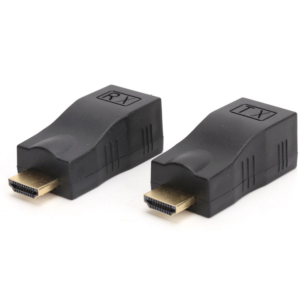 Адаптер-удлинитель интерфейса мультимедиа высокой четкости к RJ45, сетевой разъем Cat5e Cat6