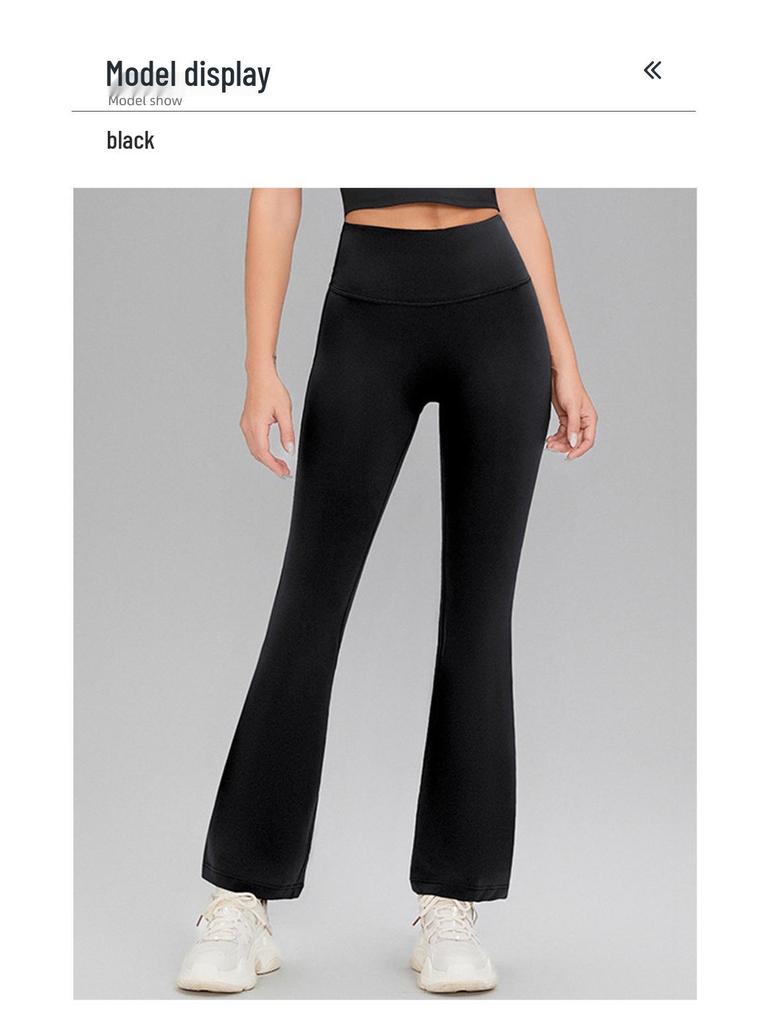 High-Waisted Tummy Control Flared Yoga Pants for Running & Pilates