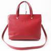 Отличная сумка Longchamp через плечо Le flowne Логотип выгравирован 2-в-1 ручная сумка/ Красная кожа Женская Б/у
