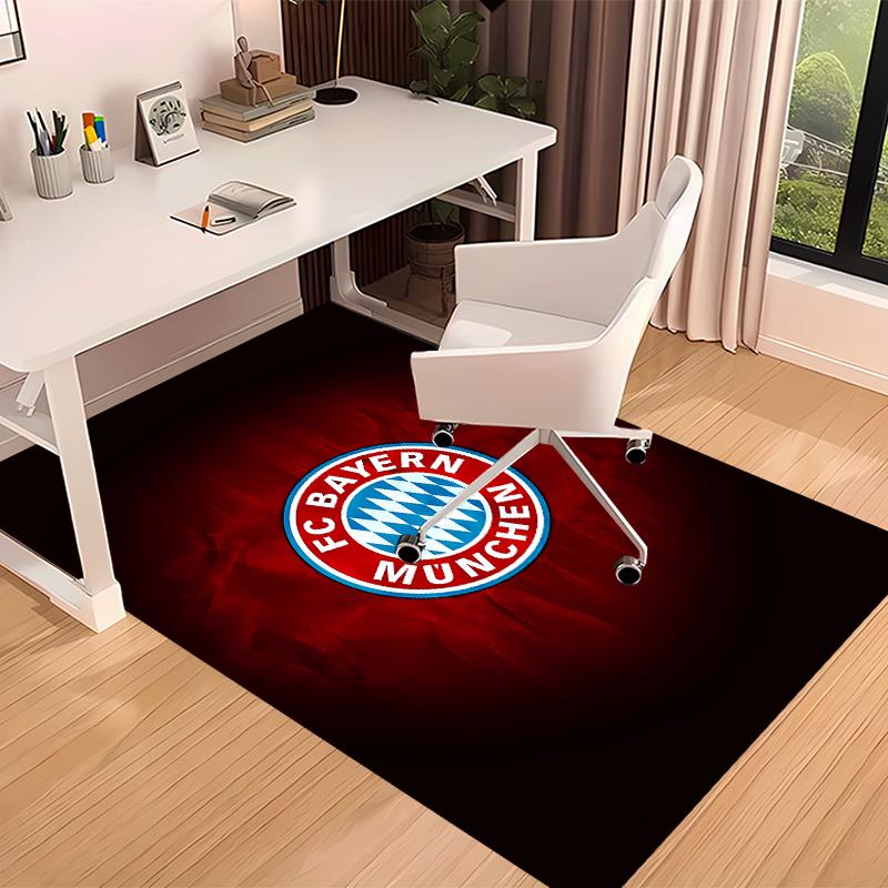 Football club logo Printed Absorbent Washable Carpet, Non-Slip Bathroom Mats, Kitchen Rugs, Yoga Mat,Living Room Entrance, Camping Picnic Rugs