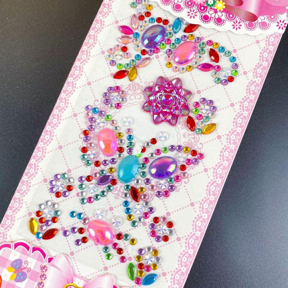 DIY Мобильный телефон 3D Драгоценные Наклейки Скрапбукинг Кристалл Стразы Наклейка Детская Игрушка