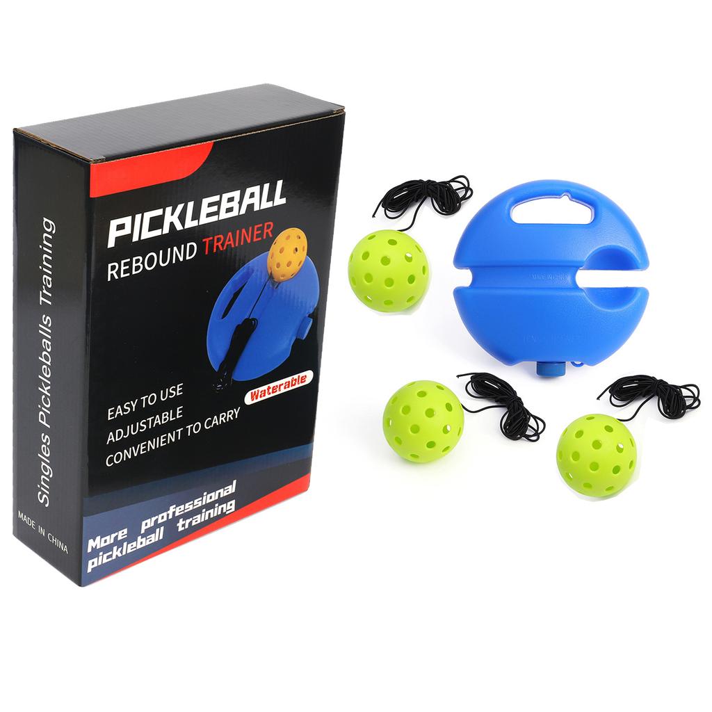 Pickleball Trainer Spare Ball Elastic String Color Box Package Holed Balls Pe High Elastic with Wire