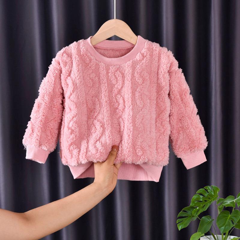Пальто осенне-зимний пуловер детский утолщенный детский свитер
