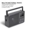 DAB FM радио портативное с будильником ЖК-дисплей Bluetooth-совместимый 5.0 цифровое радио DAB FM аудиоплеер приемник для USB TF