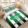Custom Name Bedding Set 3 PiecesWerder Bremen FC Print Duvet Cover + 2 Pillowcases Soft Bed Decor