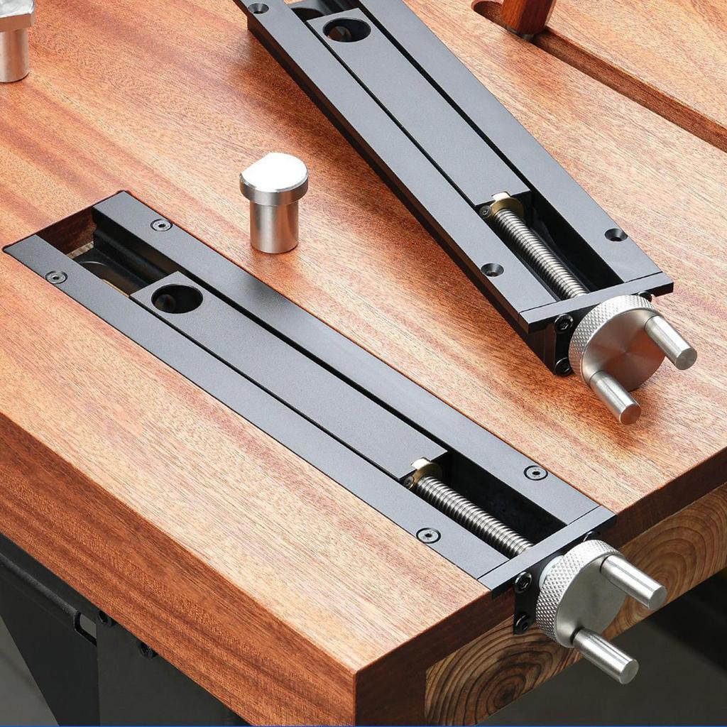 Струбцины для верстака Алюминиевый сплав Нескользящие клещи Столярный стол Рабочий стол Клещи для сверления Пиления Строгания Резьбы Металлообработки