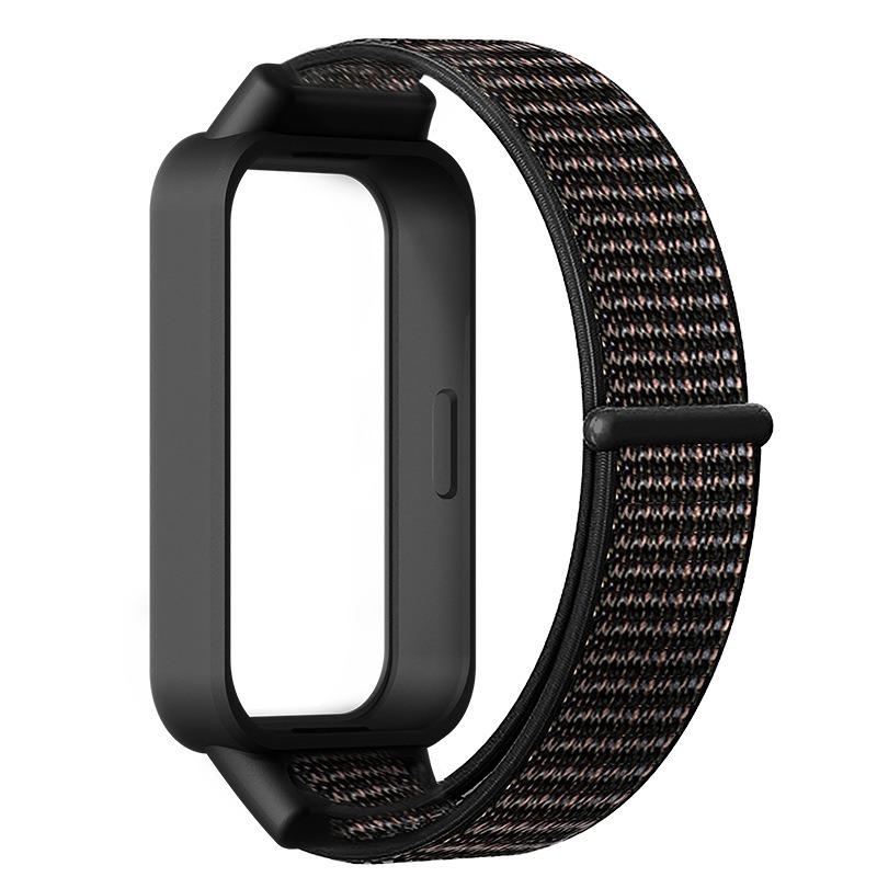 Нейлоновый петлевой ремешок для Redmi Band 3 Дышащий браслет на запястье для Xiaomi Mi Band 9 Active/Redmi Band 3 Спортивный ремешок Correa