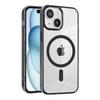 Гальванизированный Акриловый Магнитный Чехол для iPhone 14 Pro Max/15 - Защитная Крышка 2-в-1